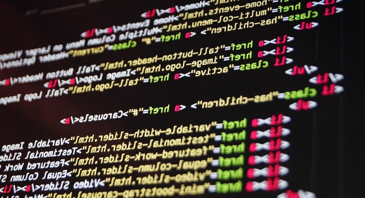 code editor screen