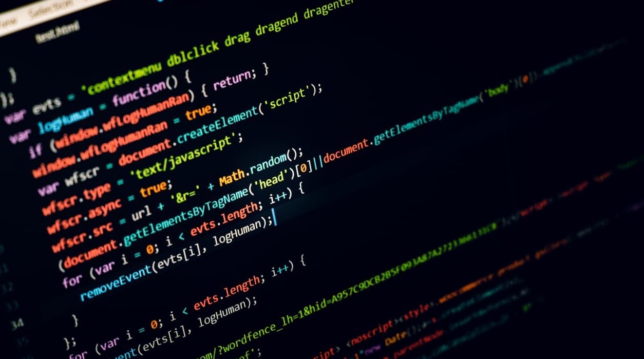 web developer code screen