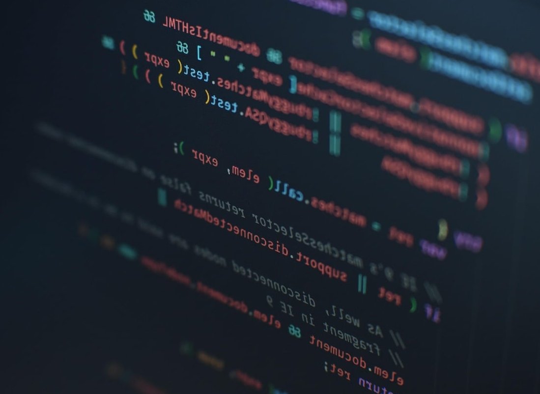 web developer code screen